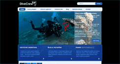 Desktop Screenshot of divecrew.cz