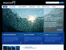 Tablet Screenshot of divecrew.cz